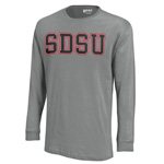 Big Cotton Soft Long Sleeve SDSU Tee