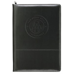 Script Zippered Padfolio with SDSU Seal