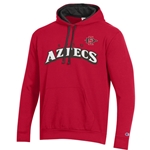 SD Interlock Over SDSU Aztecs Contrast Lined Hood