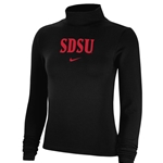 2023 Nike Sideline Womens Essential LS Mock Collar Top SDSU