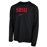 2023 Nike Sideline Youth Legend Team Issue LS Tee SDSU