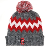 Chevron Marled Knit Beanie SD Interlock