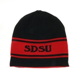 Non Cuff Beanie With SDSU Aztecs Knit In