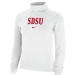 2023 Nike Sideline Womens Essential LS Mock Collar Top SDSU