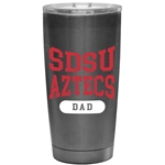 20oz Hot/Cold Travel Tumbler SDSU Dad