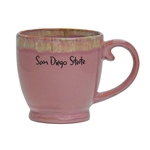 17oz Glazed Drip Edge Mug with San Diego State