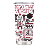 SDSU Julia Gash Travel Tumbler