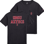 Pocket Tee SDI Front SDSU Aztecs SDI Back