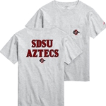Pocket Tee SD Interlock Front SDSU Aztecs SD Interlock Back