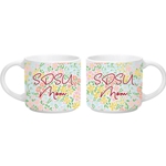 SDSU Mom Floral Mug