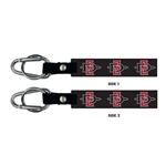 Silicone Keychain with Carabiner and Keyring