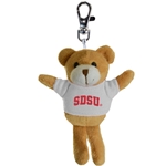 SDSU Plush Bear Keytag