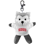 SDSU Plush Husky Keytag