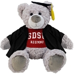 SDSU Alumni Grad Gray Teddy Bear