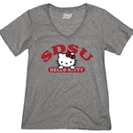 Womens SDSU Hello Kitty V-neck