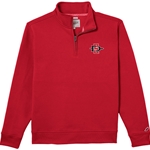 Covered Zipper 1/4 Zip Embroidered SD Interlock