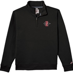 Covered Zipper 1/4 Zip Embroidered SD Interlock