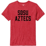 Tri Blend Vintage Tee SDSU Aztecs