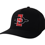 5 Panel Mesh Back Snapback Cap SD Interlock