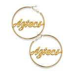 Aztecs Hoop Earrings
