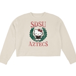 Womens Hello Kitty Cloud Fleece Crew
