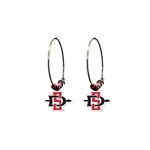 SD Interlock Earrings with Beads