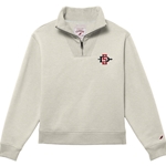 Women's Ribbed Neck 1/4 Zip SD Interlock