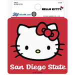San Diego State Hello Kitty Bow Out Decal