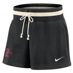 2025 Nike Sideline Women's Fleece Short - Black / Natural