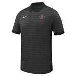 2025 Nike Sideline Coach's Victory Stripe Polo SD Interlock - Black