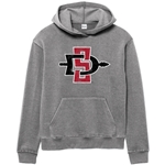 Women's Weathered Fleece Hood Distressed SD Interlock