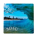SDSU Coaster "Emerald View" by Bommarito Art