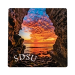 SDSU Coaster "Pacific Sky Fire" by Bommarito Art