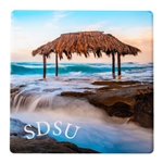 SDSU Coaster "Wild Tide" by Bommarito Art