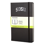 SDSU Moleskine Plain Hardcover Notebook - Black