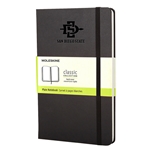 SD Interlock Moleskine Plain Hardcover Notebook - Black