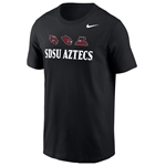 Nike SDSU Aztecs Ehecatl Ocelotl Calli T-Shirt