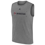 SD Interlock Nike Legend Sleeveless Practice Tee - Gray