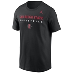 SD Interlock Nike Jordan Dri-Fit Basketball Tee-Black