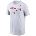 SD Interlock Nike Jordan Dri-Fit Basketball Tee-White