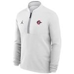 SD Interlock Nike Jordan Dri-Fit 1/4 Zip-White