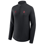 SD Interlock Nike Jordan Women's Dri-Fit 1/4 Jumpman Zip - Black