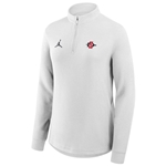 SD Interlock Nike Jordan Women's Dri-Fit 1/4 Jumpman Zip - White
