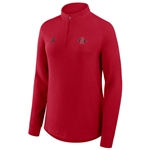 SD Interlock Nike Jordan Women's Dri-Fit 1/4 Jumpman Zip - Red