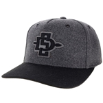 SD Interlock Wool Cut Above Cap - Gray and Black