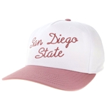 San Diego State Heritage Twill Adjustable Cap - Pink