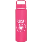SDSU HIbiscus Flower Water Bottle - Bright Pink