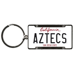 Aztecs California License Plate Keychain