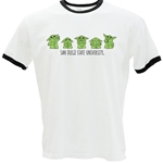 SDSU Yoda Posing Ringer Tee