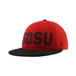 SDSU Vintage Native Cap - Dark Red / Black